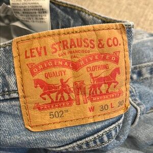 Levi's Blue Straight Jeans Classic Style